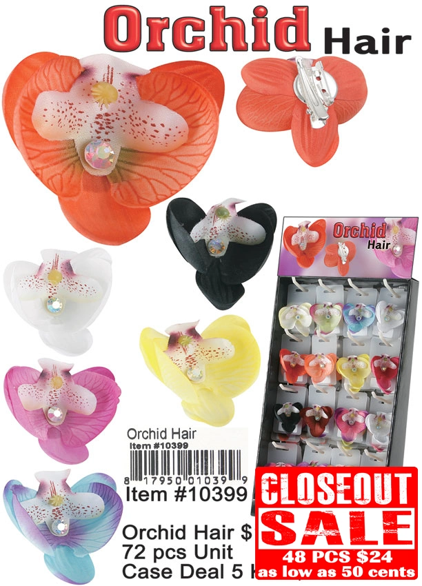 Orchid Hair - Closeout 48 Pcs.